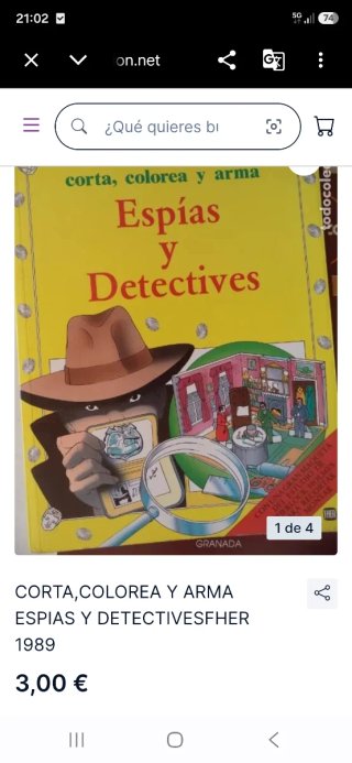 Libro Corta, Colorea y Arma: Espías y Detectives