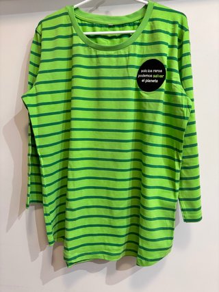 Camiseta Aire Retro Verde Talla XL