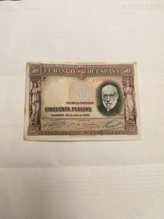 Billete de 50 Pesetas (1935)
