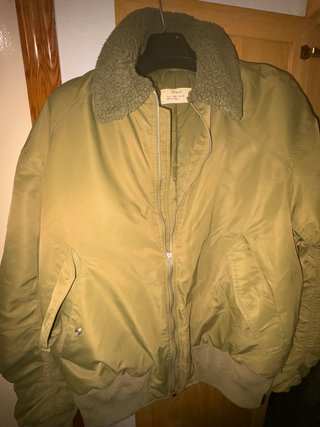 Cazadora Bomber Zara Verde Oliva