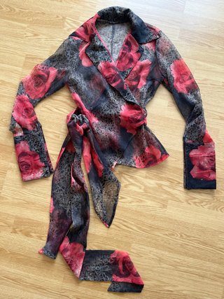 Camisa de vestir floral