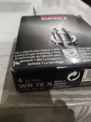 4 Bujías Bosch Super 4 WR 78 X