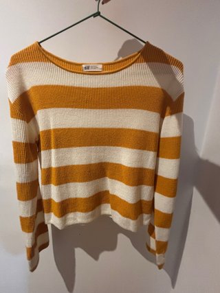 Jersey de rayas H&M amarillo y blanco