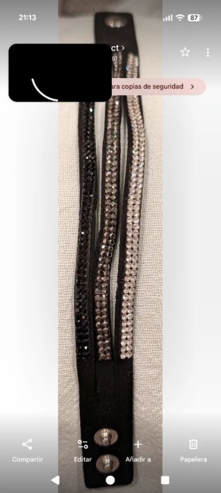 Pulsera con brillantes