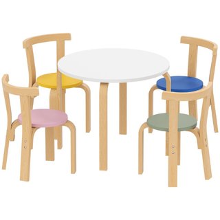 Juego de Mesa y Sillas para Niños de 3 a 8 Años 5