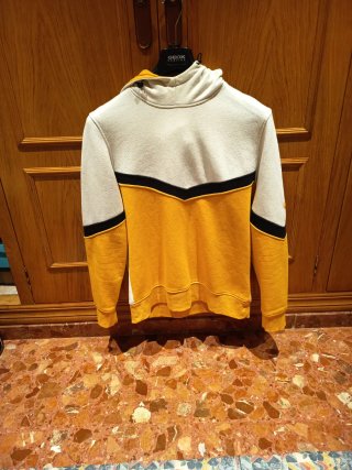 Sudadera Jack & Jones Blanca y Amarilla