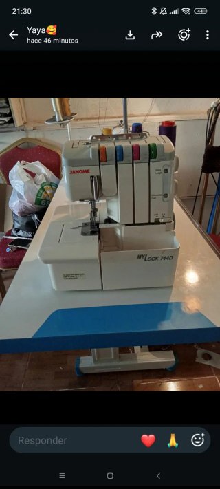 Remalladora Janome MyLock 744D