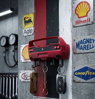 Portachiavi da parete Ferrari F50