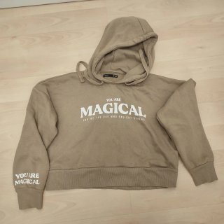 Sudadera Cropped Beige Lefties