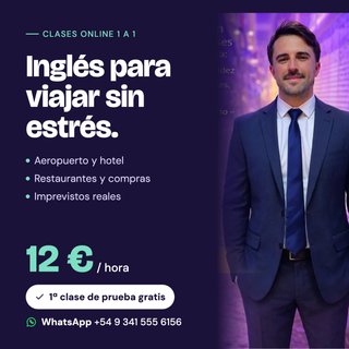 Clases de conversación para viajeros en inglés