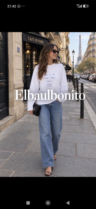 Camiseta Oversize Zara Thomas Lelú Talla S