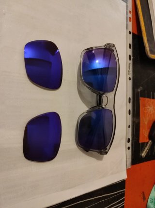 Cristales de repuesto Bollé azules