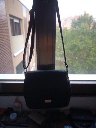 Bolso de hombro Caterina Pitti negro