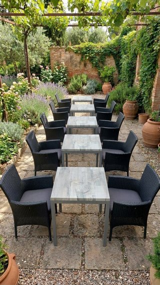 Set 6 Mesas y 12 Sillas de Terraza sin estrenar