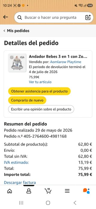 Andador para Bebés 3 en 1