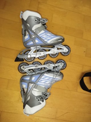 Patines en línea Rollerblade n.40 bolsa transporte