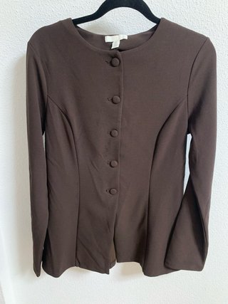 Chaqueta Marrón Entallada Talla S