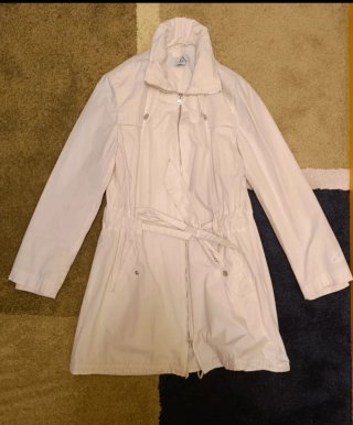 Gabardina Vintage Armani Blanca