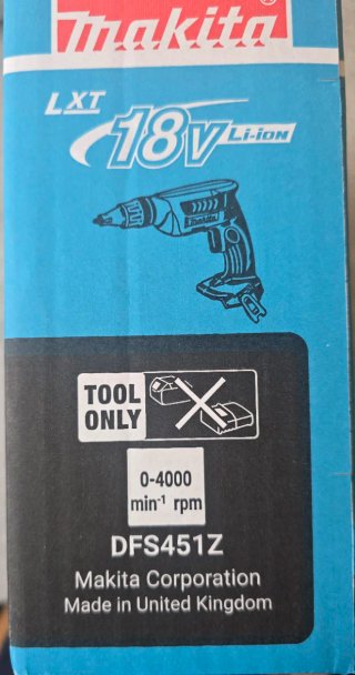 Atornillador Makita DFS451Z 18V