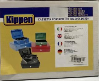 Caja de caudales Kippen 30x24x9 cm. NUEVA.