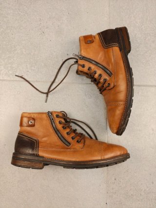 Botas Rieker de piel marrón hombre talla 43