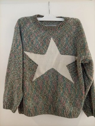 Jersey Multicolor con Estrella Talla S/M