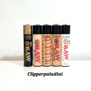 Set di 5 accendini Clipper RAW