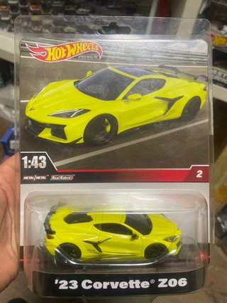 Hot Wheels Premium '23 Corvette Z06 1:43