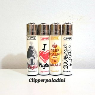 Set di 4 Accendini Clipper Puglia