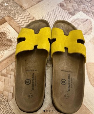Sandalias Shoecology Amarillas Talla 41