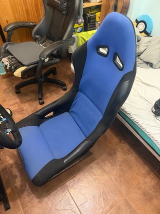 Asiento Simracing Playseat Azul y Negro