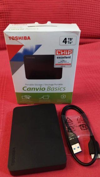 Disco Duro Externo Toshiba Canvio Basics 4TB