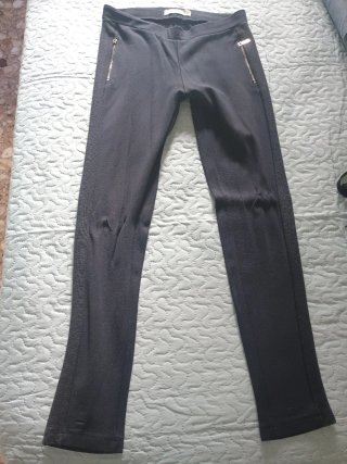 Pantalón tipo mallas azul marino talla 11/12