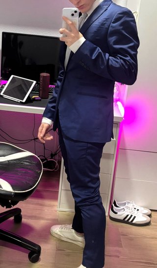 Traje Chaqueta Azul Marino