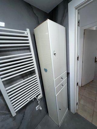 Armario de Baño Alto Blanco