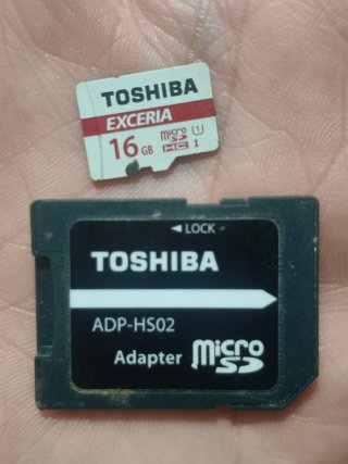 Carta Micro SD Toshiba Exceria 16GB