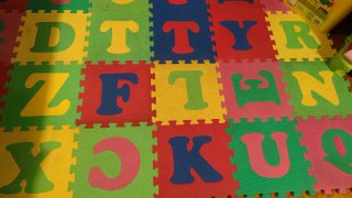 64 piezas Suelo Puzzle de Goma para Bebé