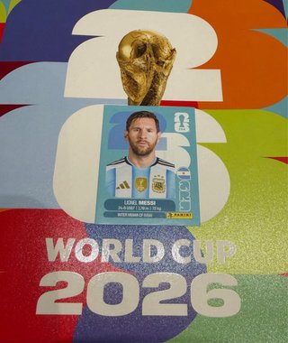 Cromo Panini Lionel Messi - Mundial 2026 Tengo mas