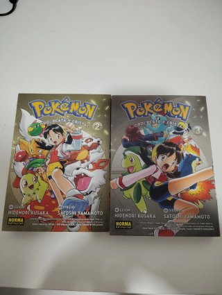 Mangas 2 y 3 Pokémon Oro, Plata y Cristal