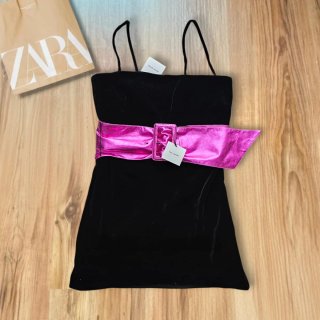 Zara Limited Edition- Vestido negro- Talla S