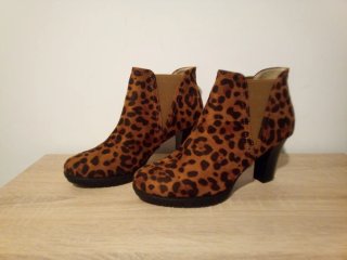 Botines Estampado Leopardo Talla 39