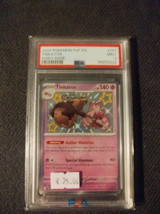 Carta Pokémon Tinkaton Shiny PSA 9