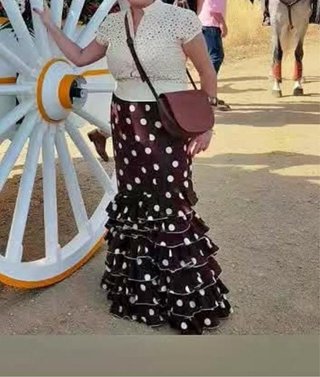 Conjunto Falda y Camisa Flamenca Talla 42