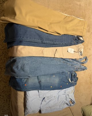 Lote de 5 pantalones variados