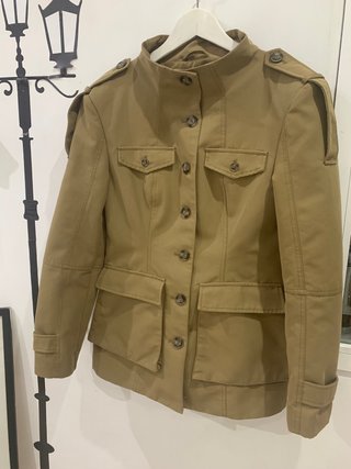 Chaqueta Militar Zara Verde Talla L