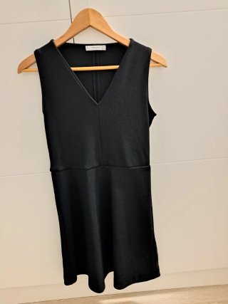 Vestido Negro Mango Talla M