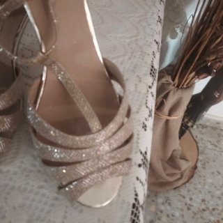 Sandalias de Fiesta Doradas