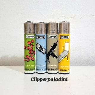 Set di 4 accendini Clipper Israel