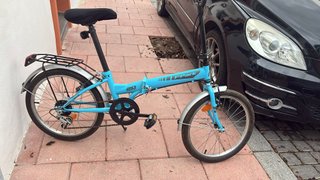 Bicicleta Plegable F-Park 20 pulgadas Azul