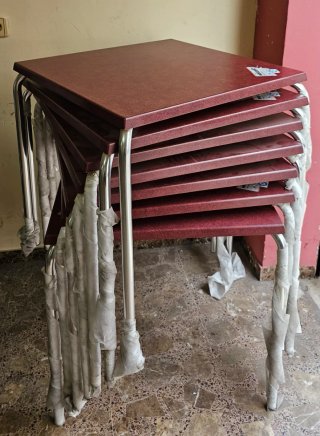 MESAS HOSTELERÍA WERZALIT 70×70 – NUEVAS A ESTRENA
